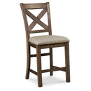 Signature Design by Ashley Moriville D631D3 6 pc Counter Height Dining Set IMAGE 4