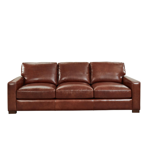Leather Italia USA Randall Stationary Leather Sofa 1703-7228-03L619N IMAGE 1