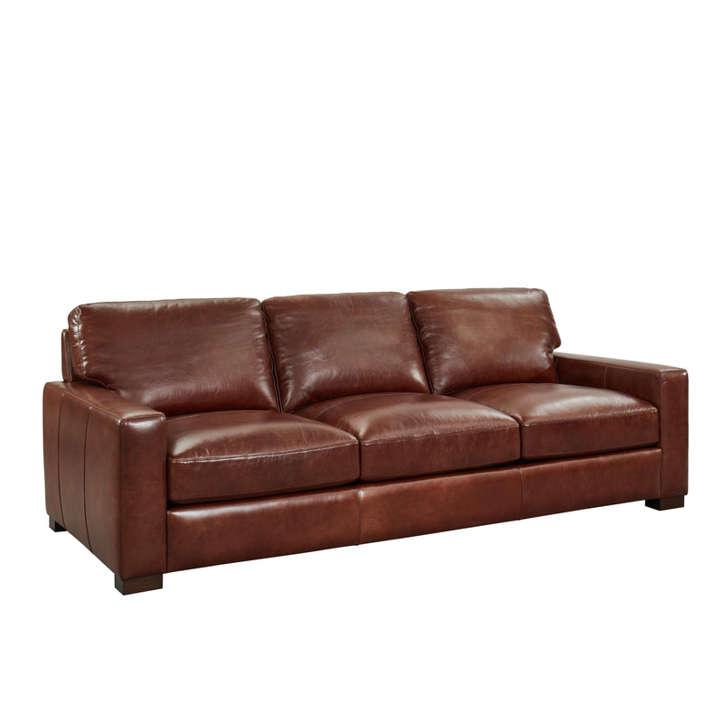 Leather Italia USA Randall Stationary Leather Sofa 1703-7228-03L619N IMAGE 2