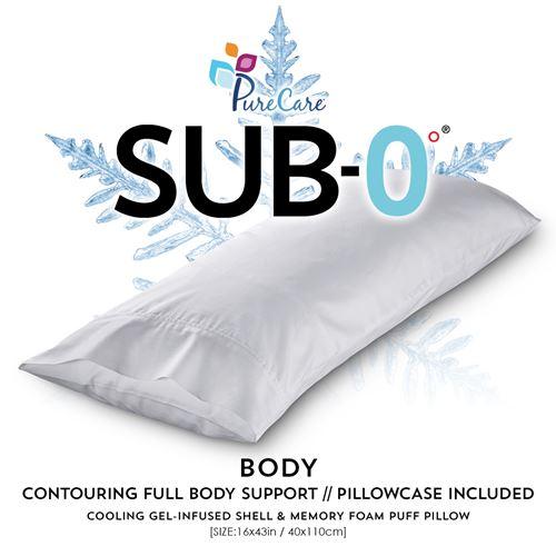 PureCare Pillows Bed Pillows SUB-0° Body Pillow (Standard) IMAGE 2