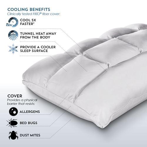 PureCare Queen Bed Pillow SUB-0° SoftCell Chill Select Hybrid Pillow (Queen) IMAGE 2