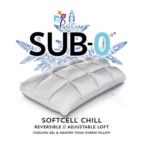 PureCare Queen Bed Pillow SUB-0° SoftCell Chill Hybrid Pillow (Queen) IMAGE 2