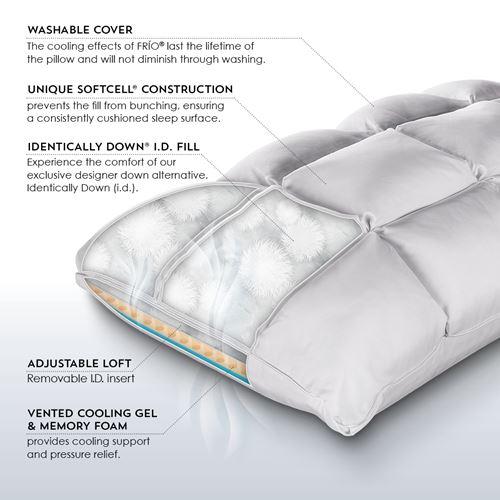 PureCare Bed Pillow SUB-0° SoftCell Chill Hybrid Pillow (Standard) IMAGE 4