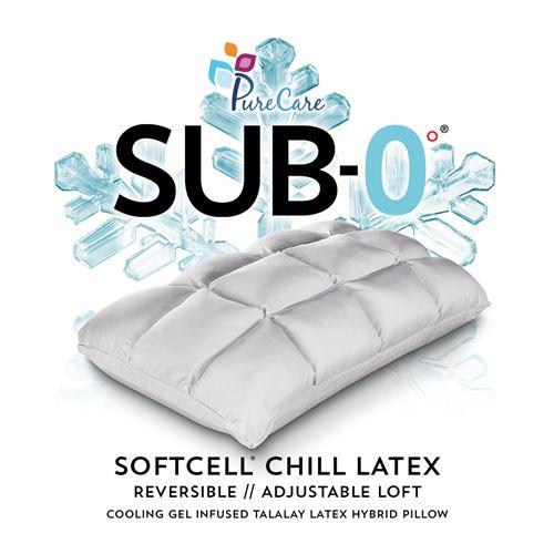 PureCare Bed Pillow SUB-0° SoftCell Chill Latex Hybrid Pillow (Standard) IMAGE 2
