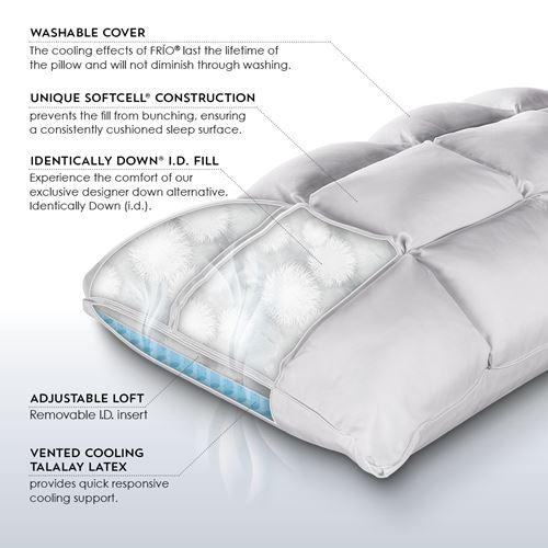 PureCare Bed Pillow SUB-0° SoftCell Chill Latex Hybrid Pillow (Standard) IMAGE 6