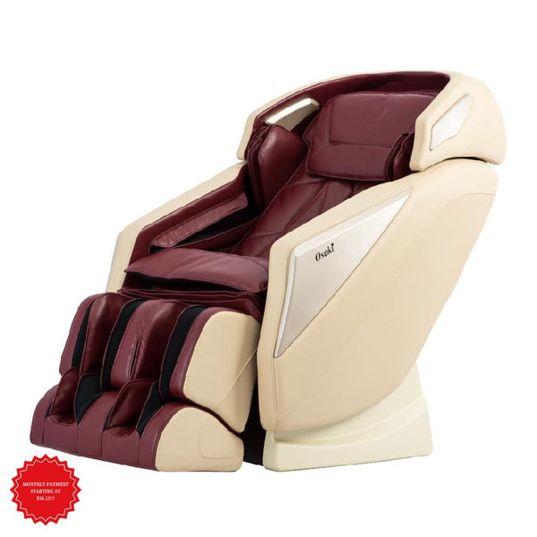 Osaki Massage Chair Massage Chairs Massage Chair OS-Pro Omni Massage Chair - Burgundy IMAGE 1