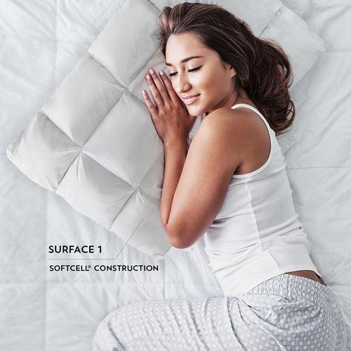 PureCare Queen Bed Pillow SUB-0° SoftCell Chill Soothe Me Hybrid Pillow (Queen) IMAGE 4