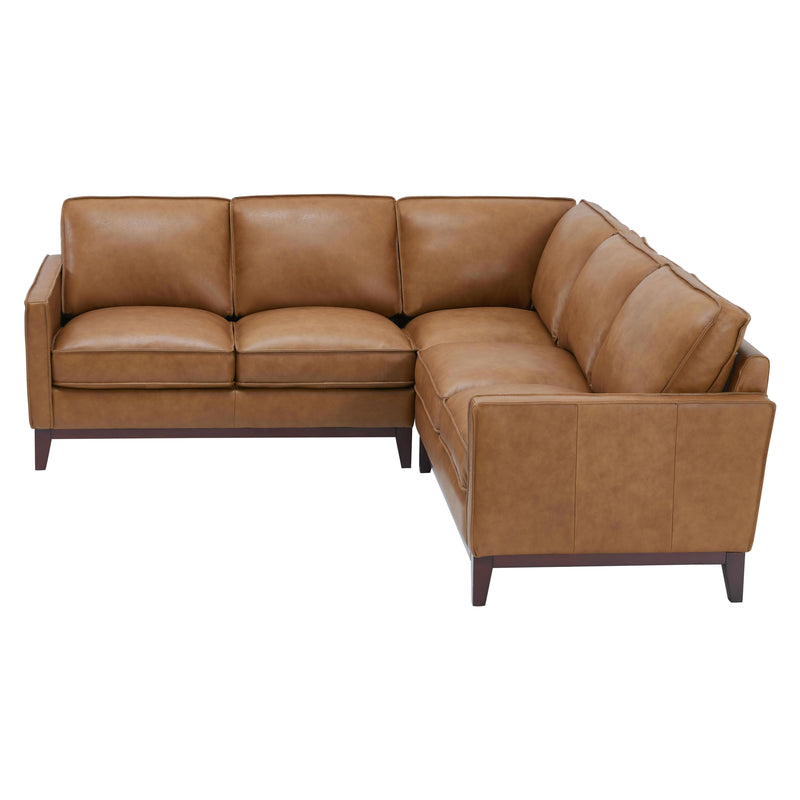Leather Italia USA Newport Leather 3 pc Sectional 1669-6394LAF-02177137/1669-6394RAF-02177137/1669-6394WED-01177137 IMAGE 2