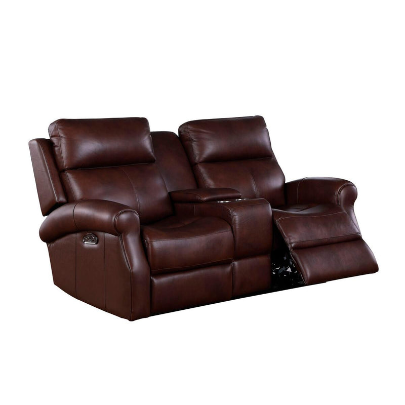 Leather Italia USA Cambria Power Reclining Leather Loveseat 1444-EH289C-021502LV IMAGE 2