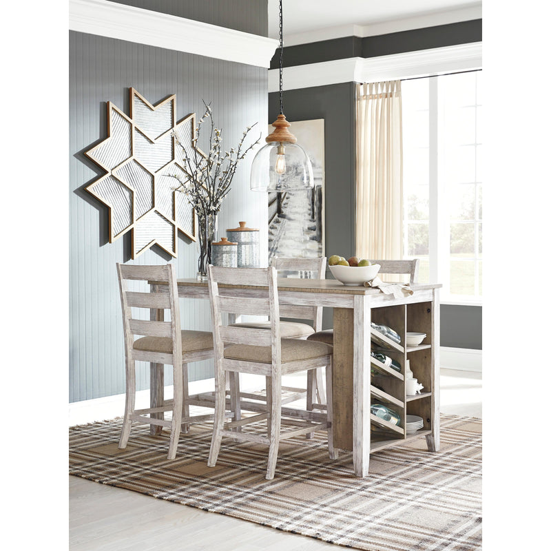  Signature Design by Ashley Skempton D394D2 5 pc Counter Height Dining Set IMAGE 1