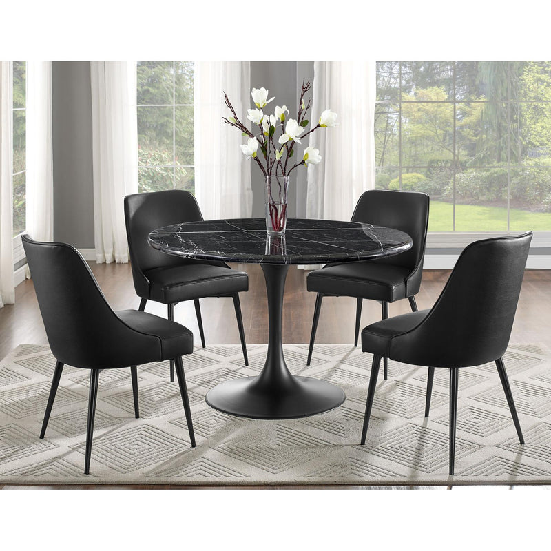 Steve Silver Furniture Colfax 5 pc Dining Set - Black IMAGE 1