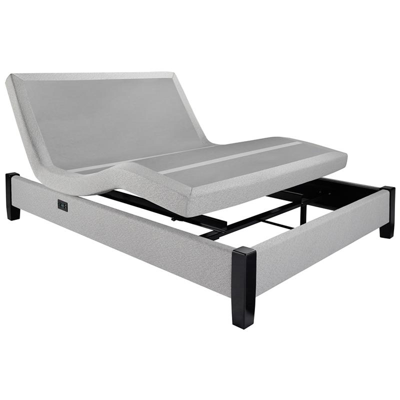 Beautyrest California King Adjustable Base with Massage Renew Plus Silver Adjustable Base (Split California King) IMAGE 1