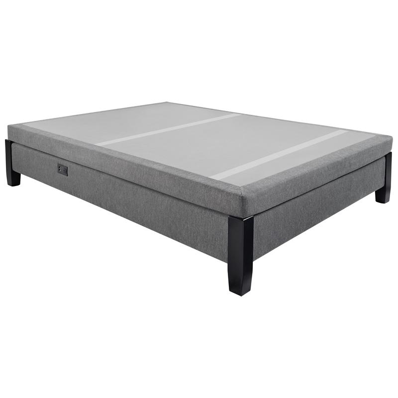 Beautyrest Queen Adjustable Base with Massage Renew Powerbase+ Grey (Queen) IMAGE 2