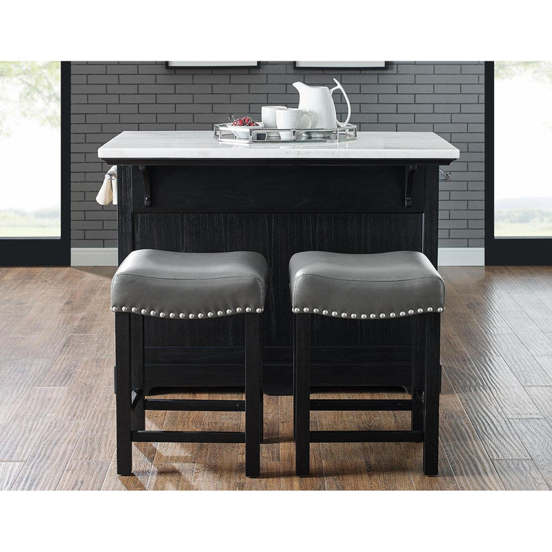 Steve Silver Furniture Aspen AS380 3 pc Counter Height Dining Set IMAGE 2