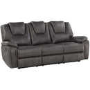 Steve Silver Furniture Katrine KT800 3 pc Reclining Living Room Set - Charcoal IMAGE 2