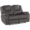 Steve Silver Furniture Katrine KT800 3 pc Reclining Living Room Set - Charcoal IMAGE 3