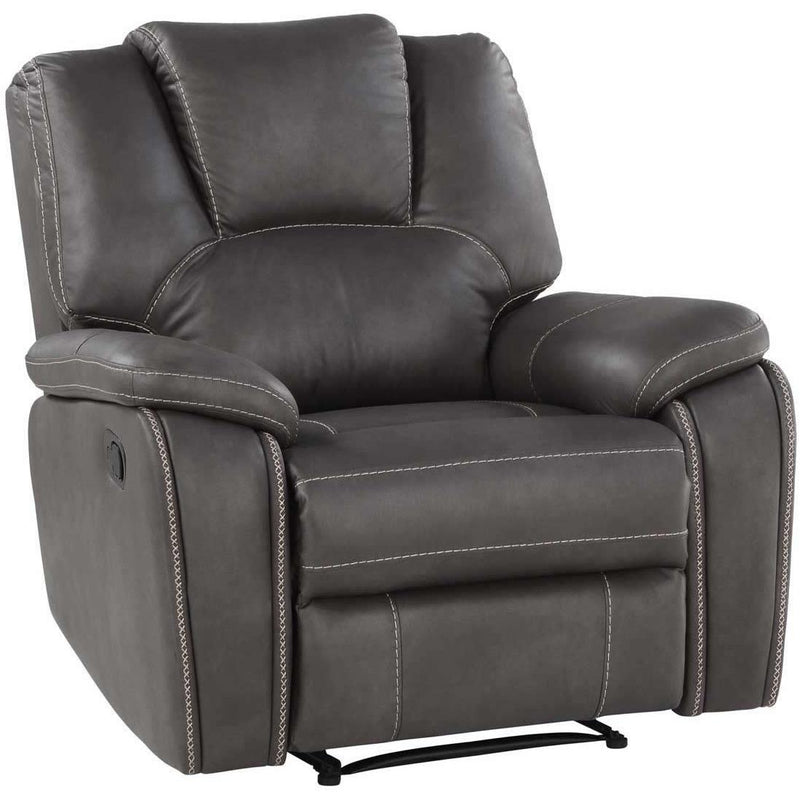 Steve Silver Furniture Katrine KT800 3 pc Reclining Living Room Set - Charcoal IMAGE 4