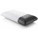  Malouf Zoned Dough® + Bamboo Charcoal Queen Bed Pillow ZZQQMPZB IMAGE 1