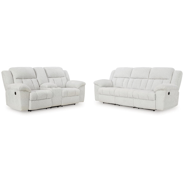 Signature Design by Ashley Frohn 37405U1 2 pc Reclining Living Room Set IMAGE 1