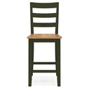 Signature Design by Ashley Gesthaven D401D3 3 pc Counter Height Dining Set IMAGE 3