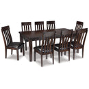 Signature Design by Ashley Haddigan D596D4 9 pc Dining Set IMAGE 1