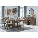  Signature Design by Ashley Moriville D631D11 7 pc Dining Set IMAGE 4