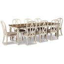  Signature Design by Ashley Realyn D743D19 9 pc Dining Set IMAGE 1