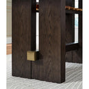 Signature Design by Ashley Burkhaus D984D5 5 pc Counter Height Dining Set IMAGE 4