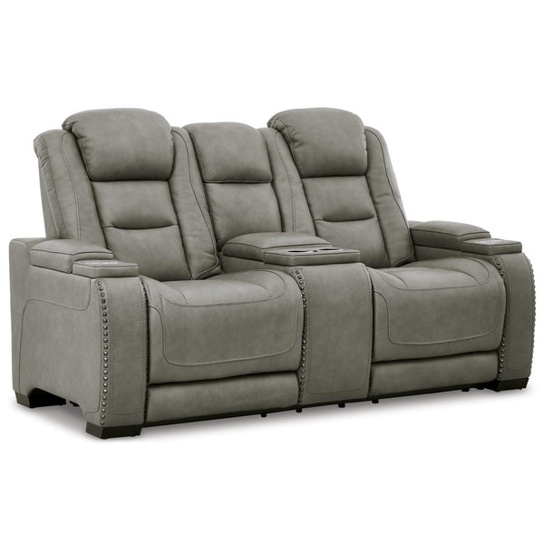 Signature Design by Ashley The Man-Den U85305U2 3 pc Power Reclining Living Room Set IMAGE 1
