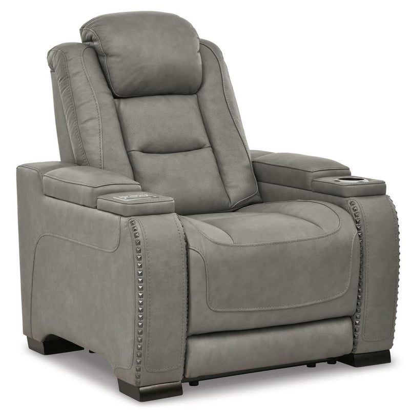 Signature Design by Ashley The Man-Den U85305U2 3 pc Power Reclining Living Room Set IMAGE 3