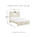  Signature Design by Ashley Cambeck B192B77 6 pc Full Panel Bedroom Set IMAGE 15