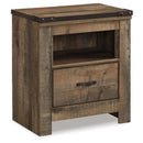  Signature Design by Ashley Trinell B446B78 6 pc Full Panel Bedroom Set IMAGE 3