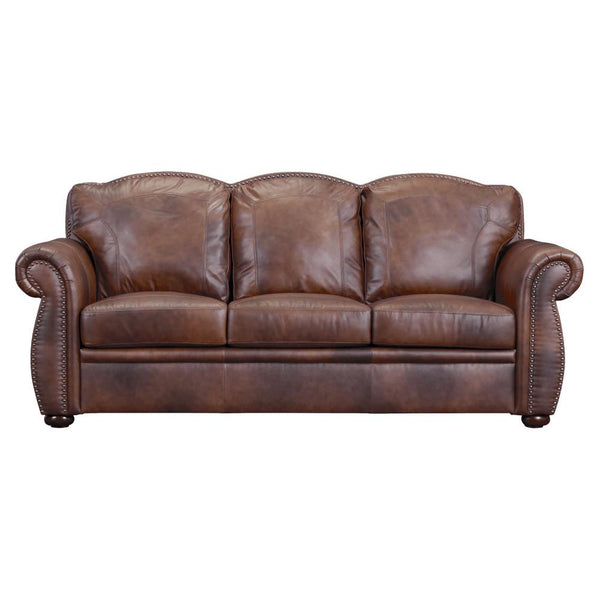 Leather Italia USA Arizona Stationary Leather Sofa 1444-6110-0304234 IMAGE 1