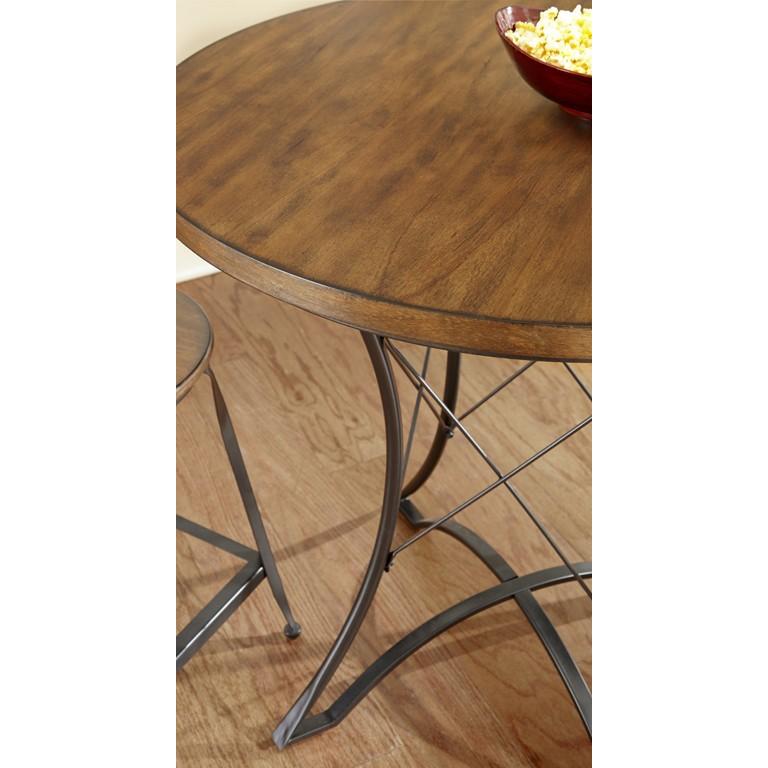 Steve Silver Furniture Round Adele Counter Height Dining Table with Pedestal Base AE360PT IMAGE 2