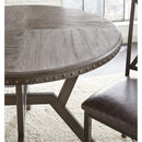 Steve Silver Furniture Round Alamo Dining Table with Pedestal Base AL450T IMAGE 2