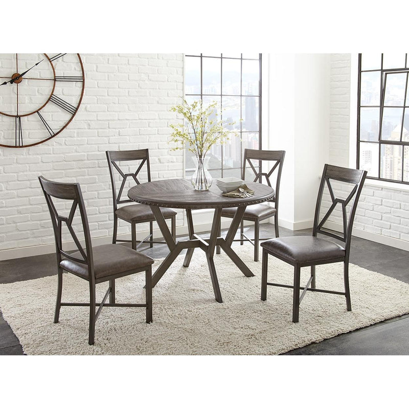 Steve Silver Furniture Round Alamo Dining Table with Pedestal Base AL450T IMAGE 4