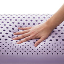  Malouf Zoned Dough® Lavender Queen Bed Pillow ZZQQMPASZL IMAGE 5