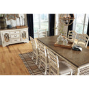 Signature Design by Ashley Realyn Dining Table D743-45 IMAGE 6