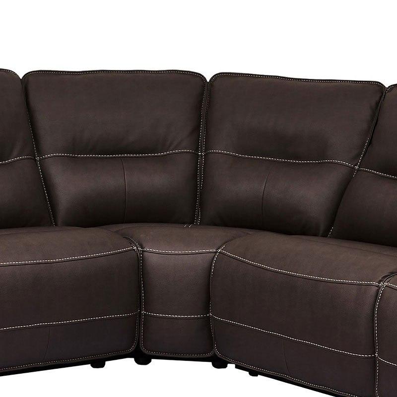 Parker Living Spartacus MSPA-PACKA(H)-CHO Chocolate 6 Piece Modular Power Reclining Sectional with Power Adjustable Headrests IMAGE 5