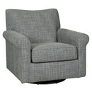 Signature Design by Ashley Renley Swivel Glider Fabric Accent Chair A3000002 IMAGE 1