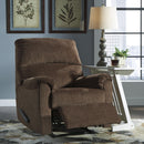  Signature Design by Ashley Nerviano Fabric Recliner with Wall Recline 1080229 IMAGE 4