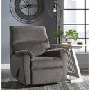  Signature Design by Ashley Nerviano Fabric Recliner with Wall Recline 1080329 IMAGE 3
