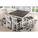 Steve Silver Furniture Square Joanna Counter Height Dining Table JA5454PTN IMAGE 3