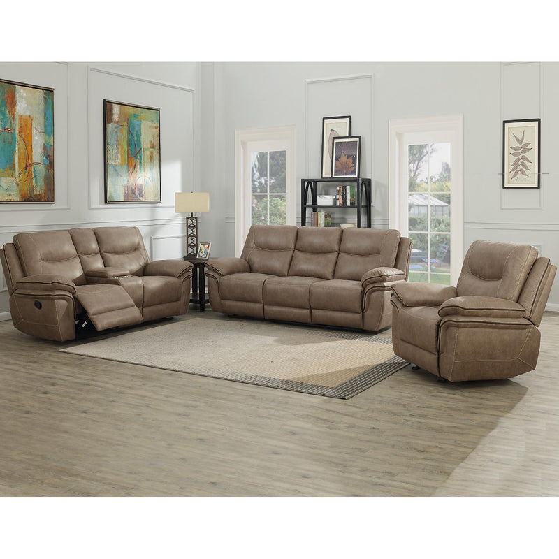 Steve Silver Furniture Isabella Reclining Leather Look Sofa IS850SS IMAGE 3