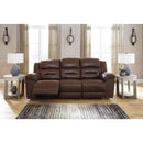  Signature Design by Ashley Stoneland Power Reclining Leather Look Sofa 3990487 IMAGE 4