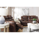  Signature Design by Ashley Stoneland Power Reclining Leather Look Sofa 3990487 IMAGE 7