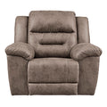  Signature Design by Ashley Stoneland Power Rocker Leather Look Recliner 3990598 IMAGE 1