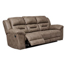  Signature Design by Ashley Stoneland Reclining Leather Look Sofa 3990588 IMAGE 2
