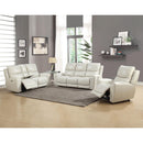 Steve Silver Furniture Laurel Power Reclining Leather Loveseat with Console LL950CLI IMAGE 3