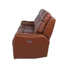 Steve Silver Furniture Natalia Power Reclining Leather Sofa NT850SC IMAGE 7